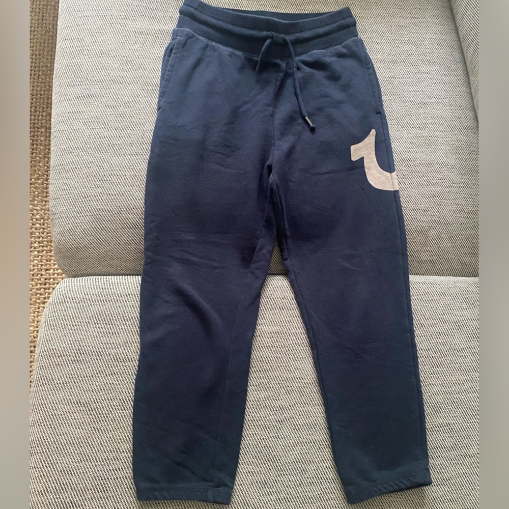 Navy true religion ankle jogger very flattering size small